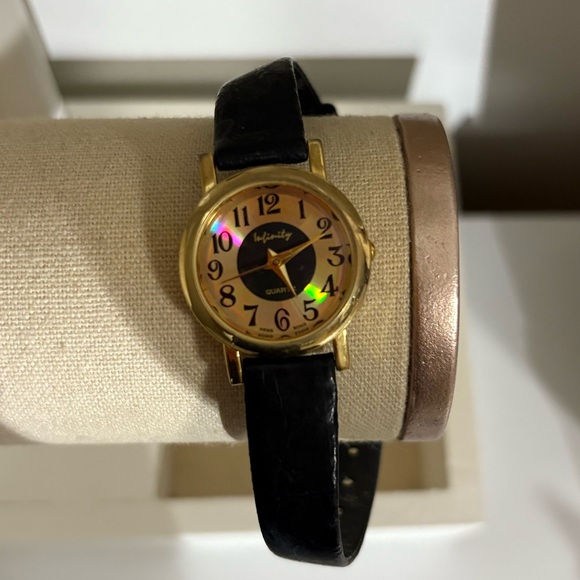 Chopard Accessories - Chopard Black and Gold Women's Watch
